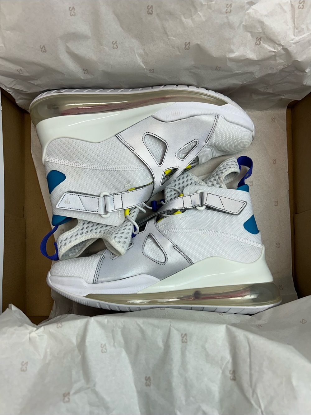 Nike Air Jordan Latitude 720 - White / Aqua / Concord - Size 8 US - Picture 2 of 11